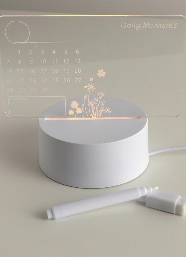 Lar e Lazer - Calendário Eletrônico Luminária Led 3