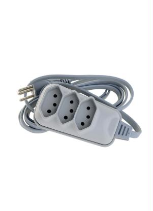 Lar e Lazer - Extensão Baby Tripla Cinza 2 Metros - LAR E LAZER