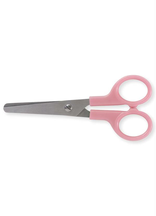 Lar e Lazer - Tesoura Escolar 1/2 Rosa