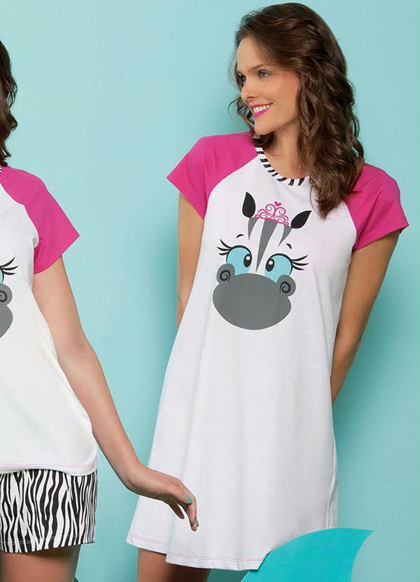Puket - Camisetão Feminino Branco Puket