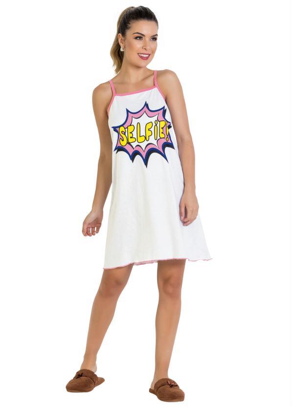 Alma Dolce - Camisola com Estampa Localizada Branca