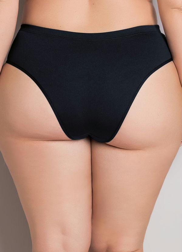 Alma Dolce - Calcinha Biquíni Plus Size Preta 2