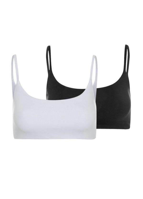 Agora Sou Mãe - Kit Top Amamentação Dora Brancao e Preto