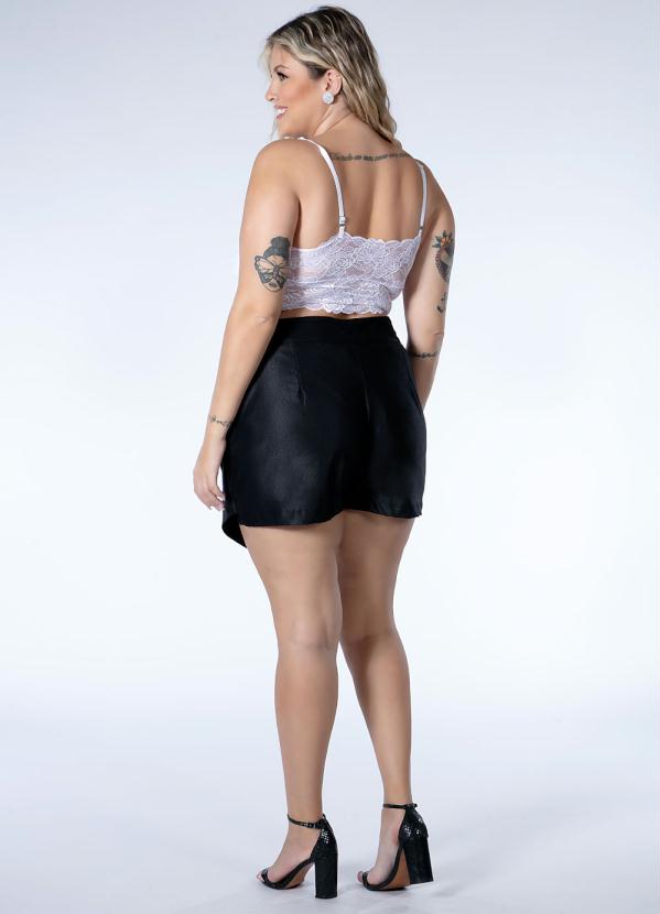 Quintess - Top Faixa em Renda Branco sem Bojo 8