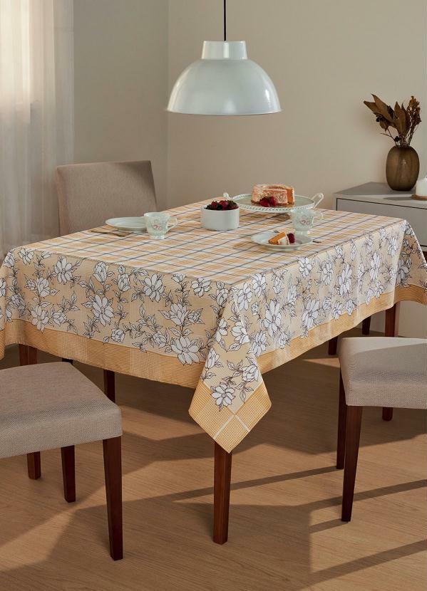 Lepper - Toalha de Mesa Retangular Amarelo 140x220 Cm