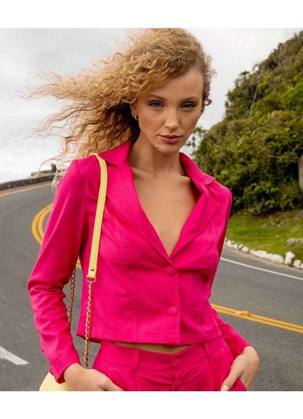 Cor de Rosa - Blazer Cor de Rosa Maya Pink Terracota