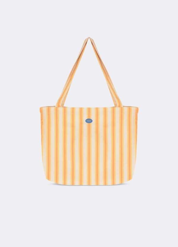 Hering - Bolsa Sacola em Sarja Hering e Cosmo Laranja