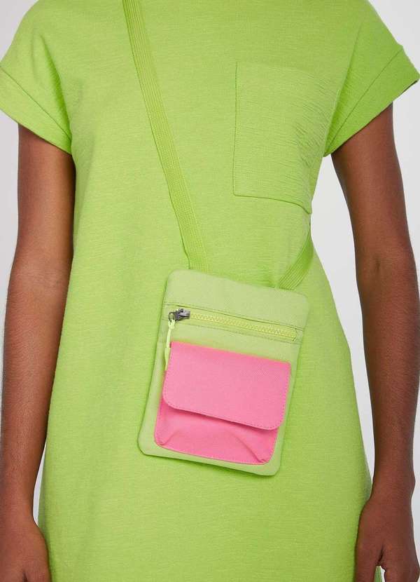 Hering - Bolsa Tiracolo Feminina Pequena em Sarja Verde 2