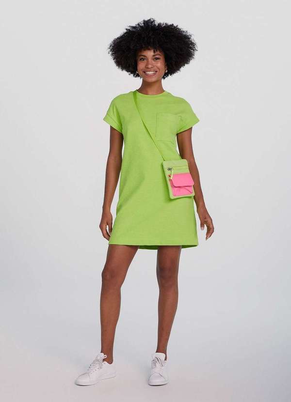 Hering - Bolsa Tiracolo Feminina Pequena em Sarja Verde 3