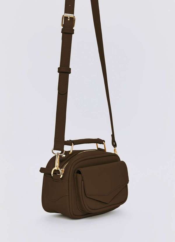 Hering - Bolsa Tiracolo Feminina Pequena Marrom