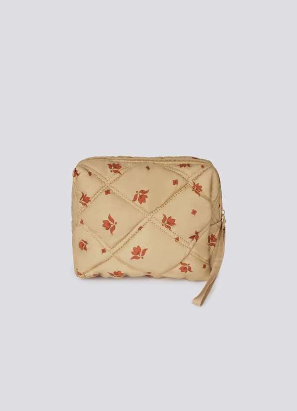 Hering - Necessaire Pequena Estampada Bege