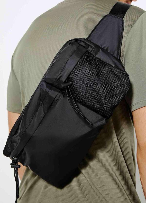 Hering - Pochete Unissex em Nylon Preto