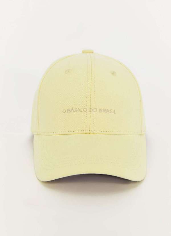 Hering - Bone Feminino Aba Curva Amarelo