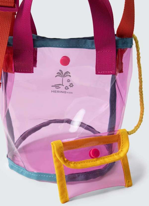 Hering - Bolsa Infantil Menina Tira Colo Colorida Rosa 2