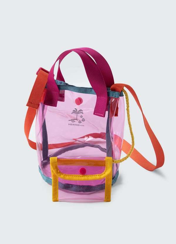 Hering - Bolsa Infantil Menina Tira Colo Colorida Rosa 4