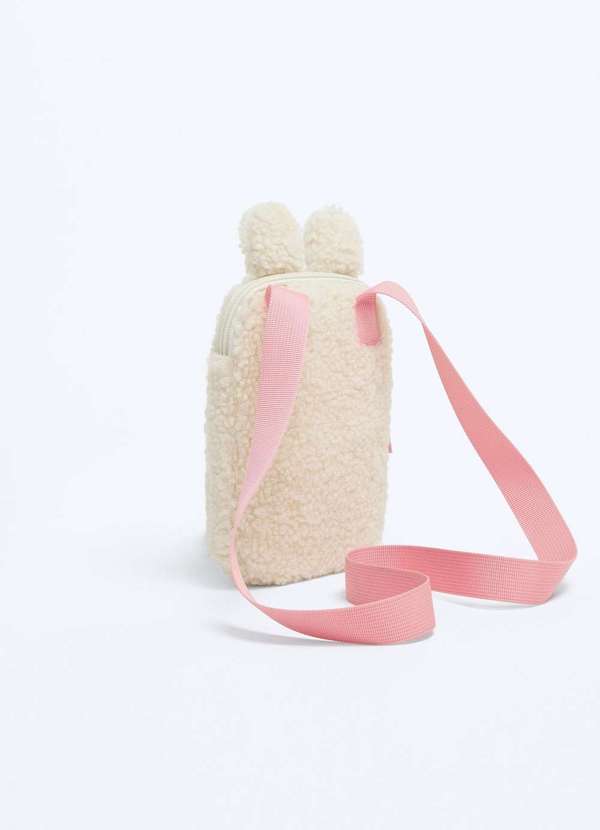 Hering - Shoulder Bag Infantil Menina Pelucia Bege 2