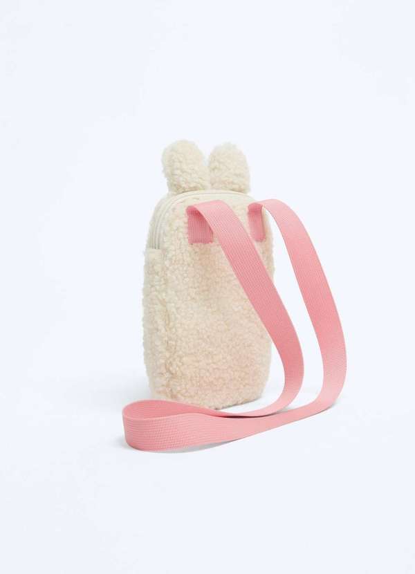 Hering - Shoulder Bag Infantil Menina Pelucia Bege 3