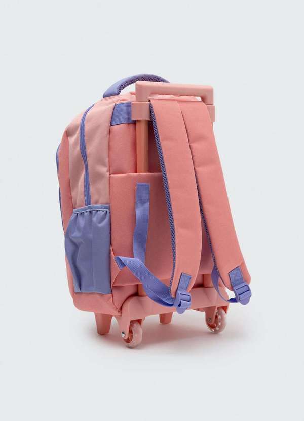 Hering - Mochila de Rodinhas Infantil Menina Rosa 6