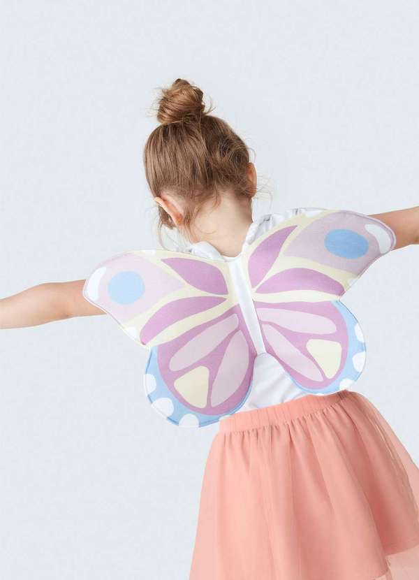 Hering - Asa de Borboleta Infantil Menina Rosa
