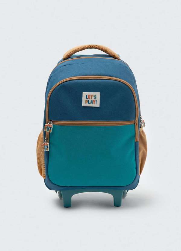 Hering - Mochila de Rodinhas Infantil Menino Azul 5