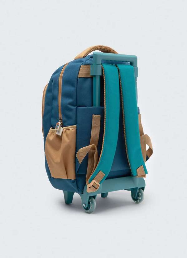 Hering - Mochila de Rodinhas Infantil Menino Azul 6