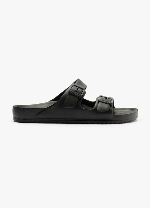 Hering - Sandalia Papete Masculina Tiras Fivelas Preto 2