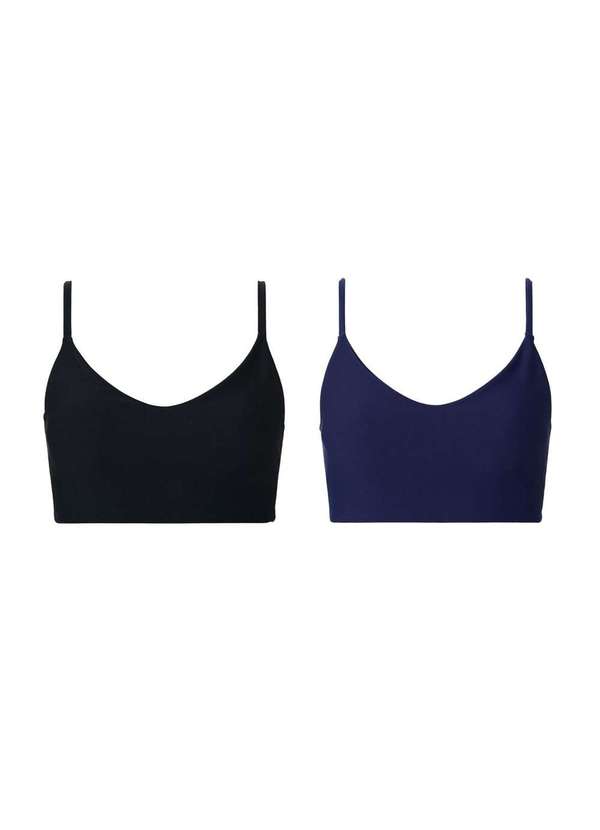 Hering - Kit 2 Tops Esportivos Protecao Uv Multicores