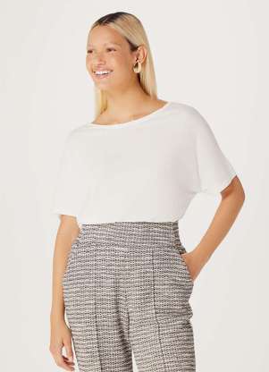 Hering - Blusa Basica Feminina Manga Curta - HERING