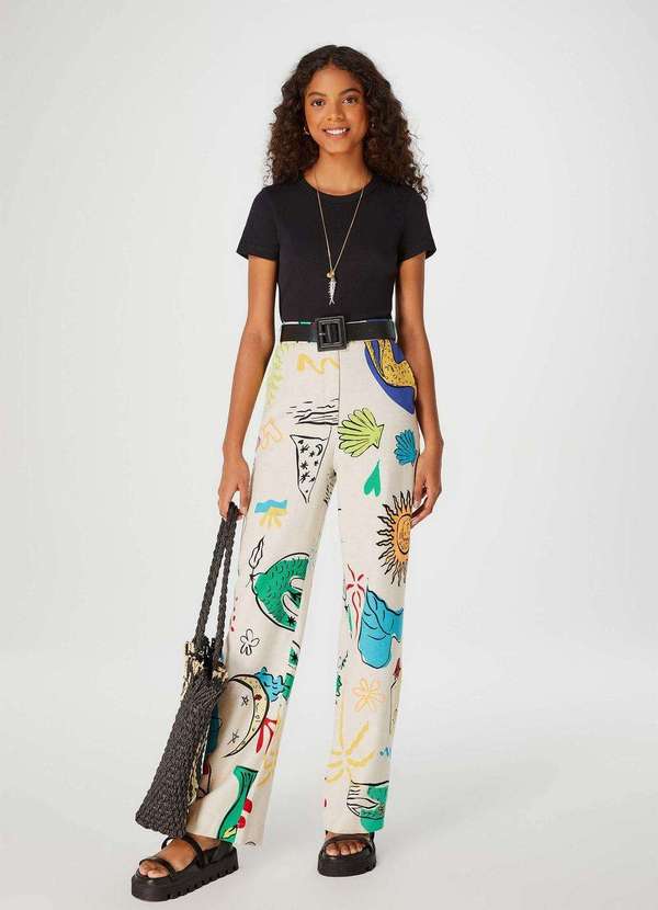 Hering - Blusa Feminina Cropped Canelada Preto 2