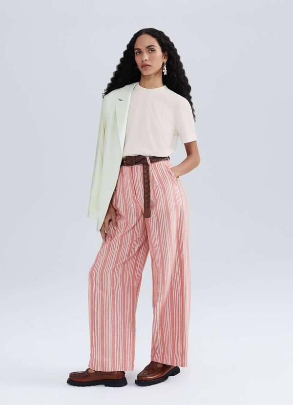 Hering - Blusa Feminina Manga Curta Super Cotton Bege 5