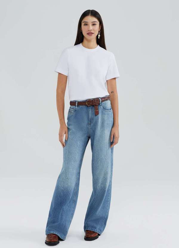 Hering - Blusa Feminina Manga Curta Super Cotton Branco 4