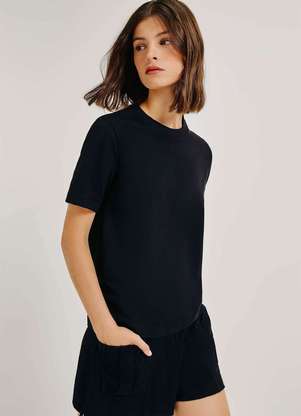 Hering - Blusa Feminina Manga Curta Super Cotton - HERING