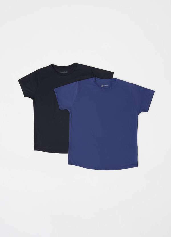 Hering - Kit com 2 Camisetas Esportivas Feminina Raglan Easy Care Multicores