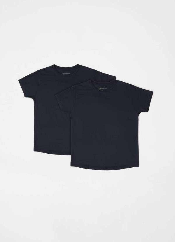 Hering - Kit com 2 Camisetas Esportivas Feminina Raglan Easy Care Preto