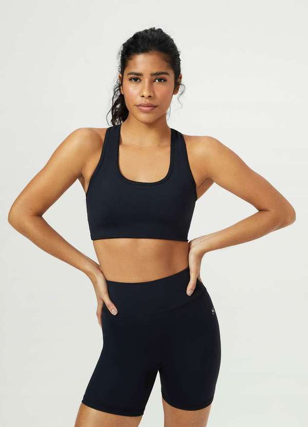 Hering - Kit com 3 Tops Esportivos Feminino Nadador Preto 2