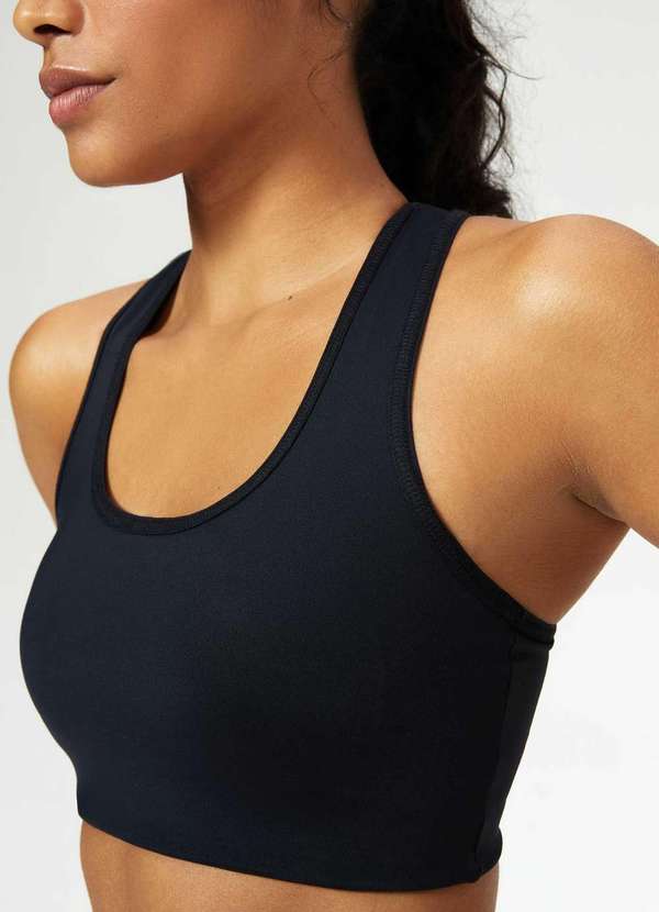 Hering - Kit com 3 Tops Esportivos Feminino Nadador Preto 3