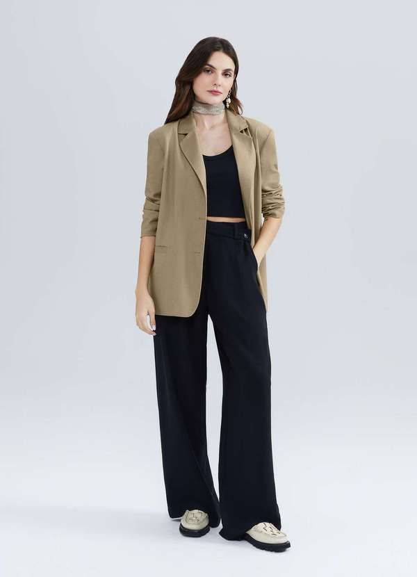 Hering - Regata Basica Feminina Cropped em Ribana Canelada Preto 3