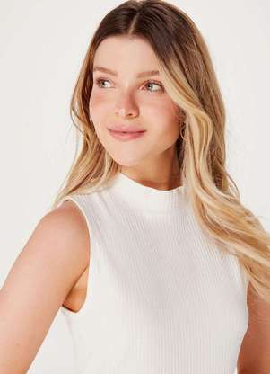 Hering - Regata Basica Feminina Gola Alta Canelada - HERING