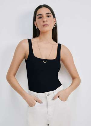 Hering - Regata Feminina Decote em Ribana - HERING