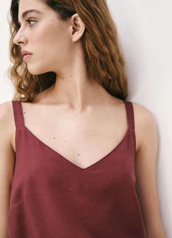 Hering - Regata Feminina Decote V Box Roxo 4