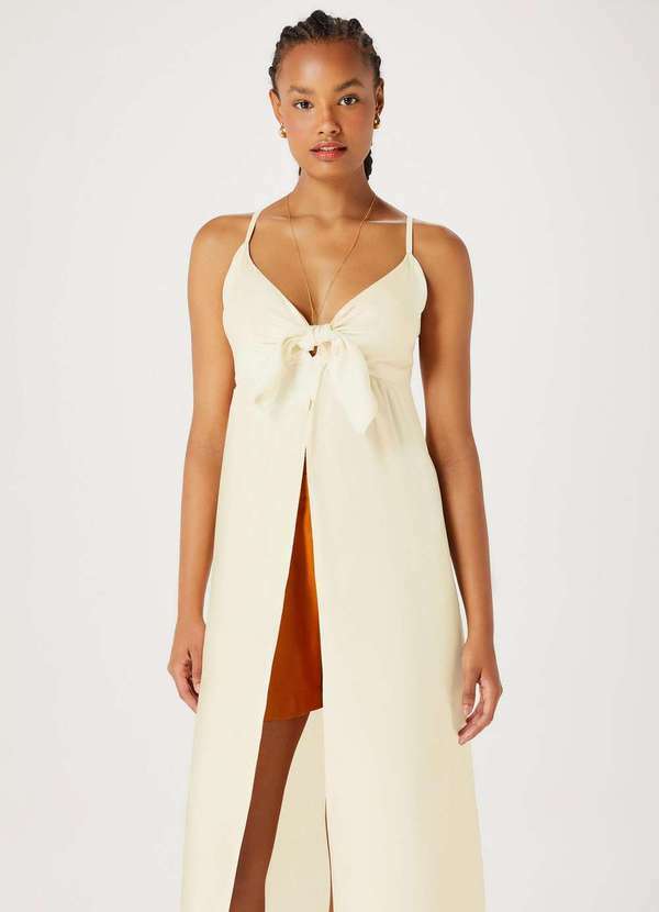 Hering - Regata Tunica Feminina Alcas Finas Amarelo