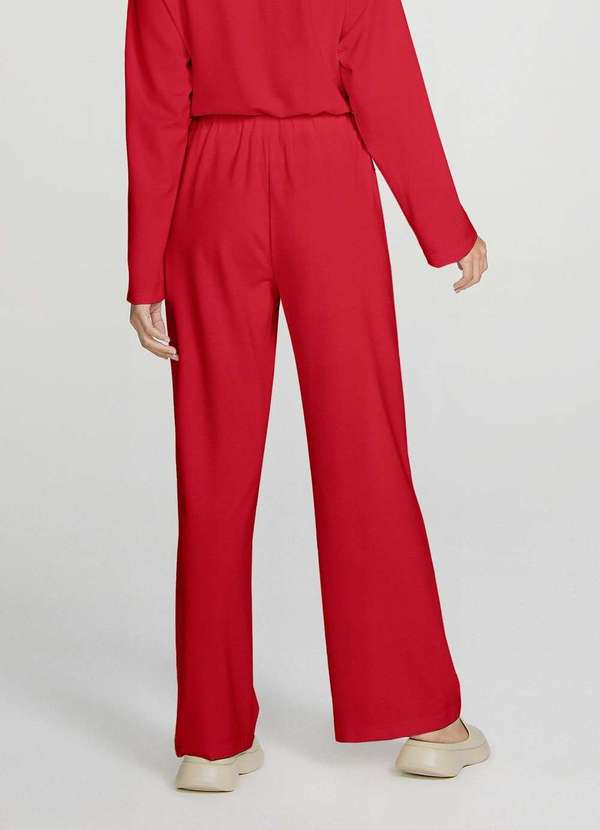 Hering - Calca Feminina Cintura Super Alta Vermelho 3