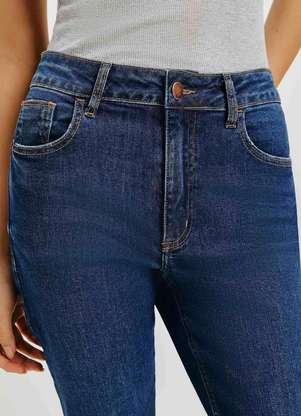 Hering - Calca Jeans Basica Feminina Cintura Media Flare Petit - HERING