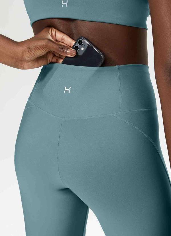 Hering - Calca Legging Esportiva com Fio Lycra Azul 2