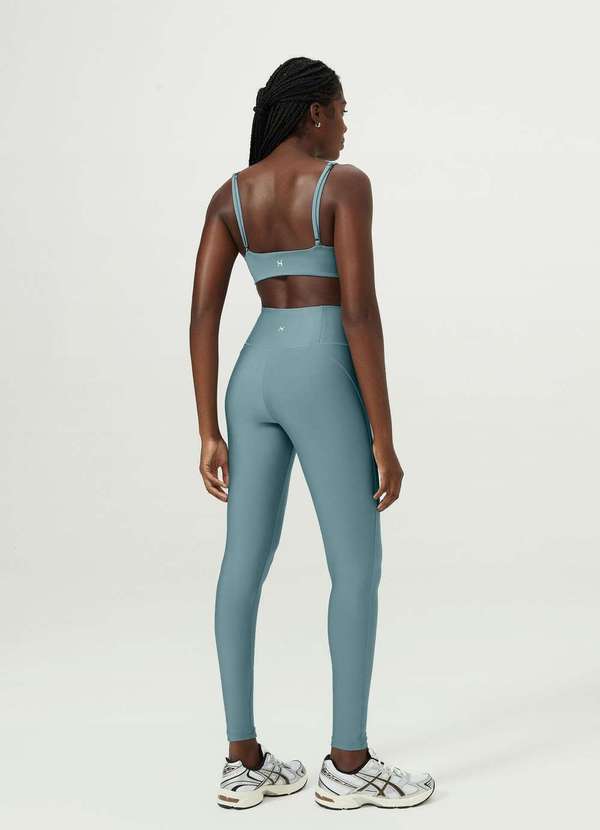 Hering - Calca Legging Esportiva com Fio Lycra Azul 3