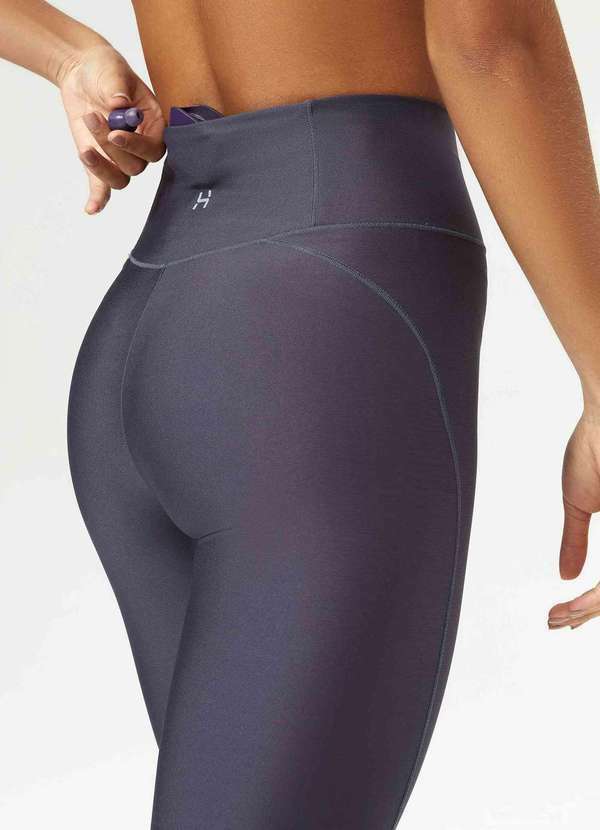 Hering - Calca Legging Esportiva com Fio Lycra Roxo 4