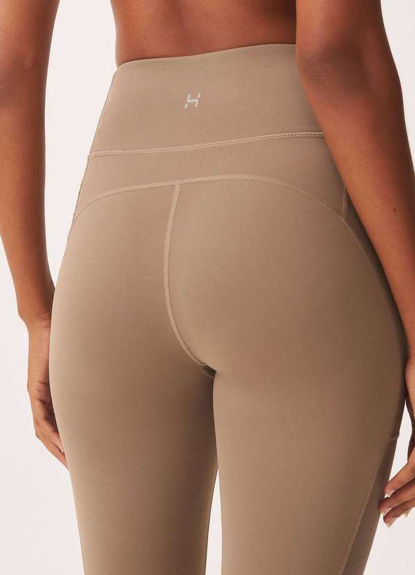 Hering - Calca Legging Esportiva Feminina Easy Care Marrom 4