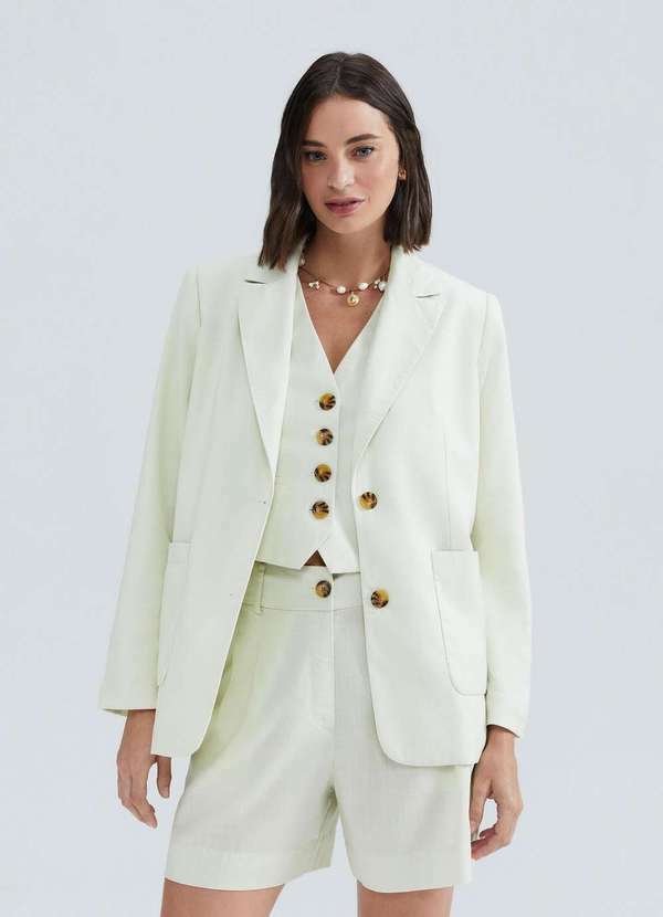Hering - Blazer Feminino Eco Verde