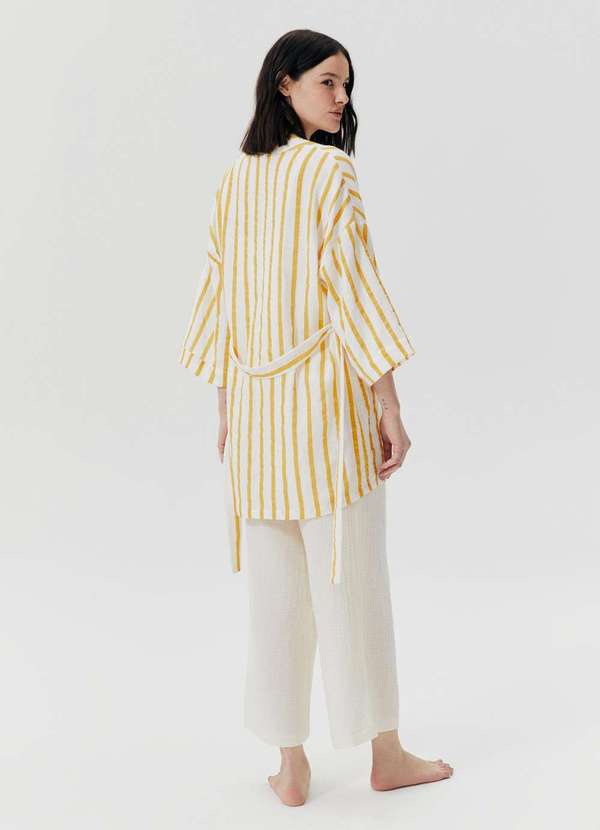 Hering - Robe Estampado Manga 7/8 Amarelo 3