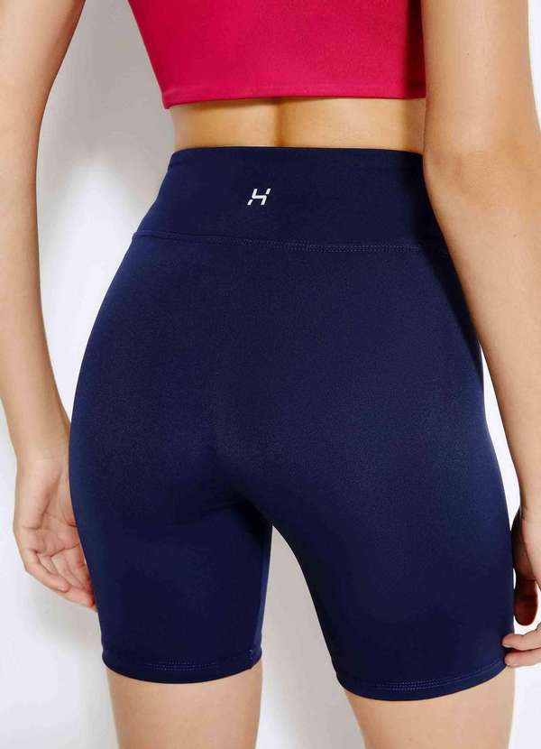 Hering - Bermuda Esportiva Feminina Protecao Uv Azul 2